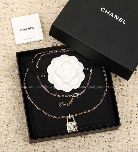 샤넬 CC 자물쇠 체인 네크리스 목걸이