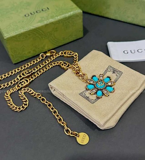 구찌 플라워 GG 목걸이