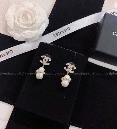 샤넬 CC 진주 이어링 귀걸이