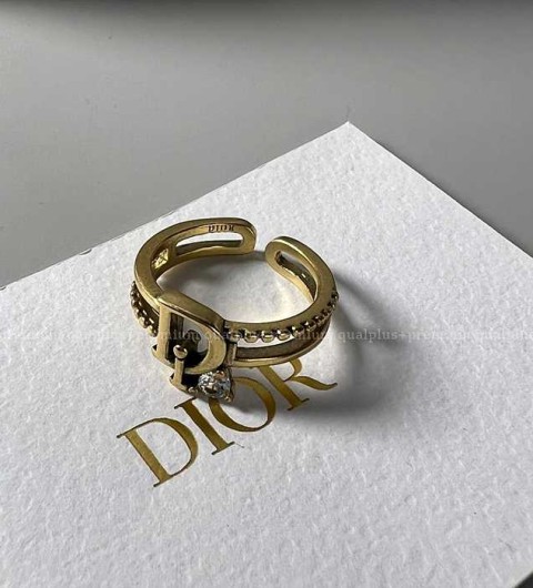 디올 로고 앤티크 링 반지