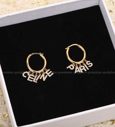 셀린느 파리 후프 귀걸이