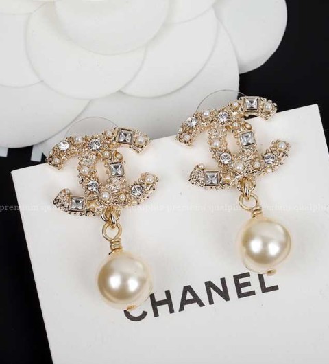 샤넬 CC 진주 이어링 귀걸이