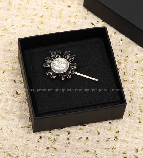 샤넬 CC 플라워 헤어핀