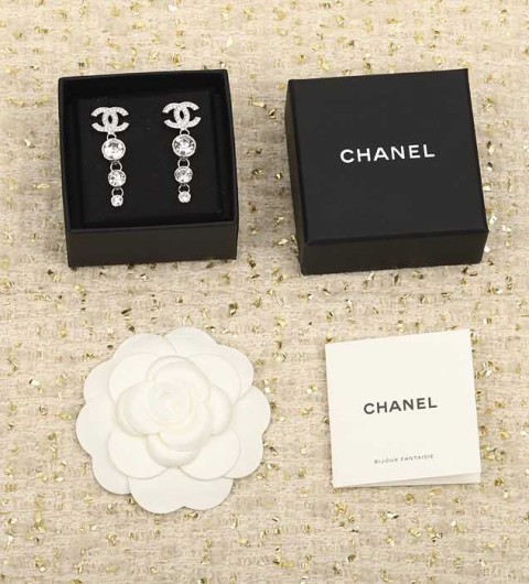 샤넬 CC 클립 이어링 귀걸이