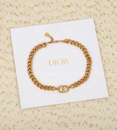 디올 CD 체인 목걸이