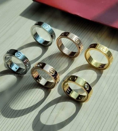 [국내배송] 까*띠에 러브반지 (3color)