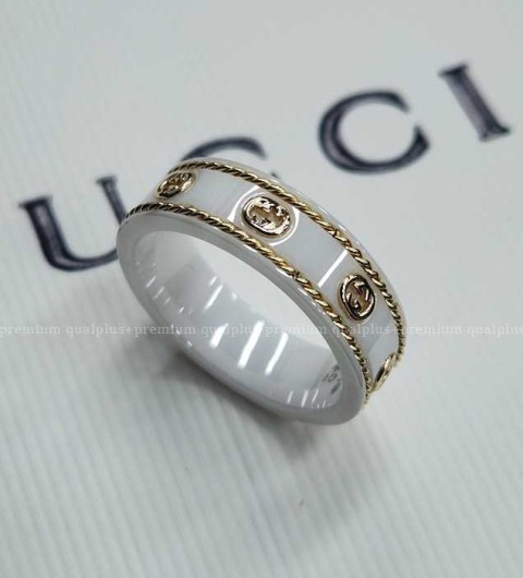 [국내배송] 구* 아이콘 반지 화이트