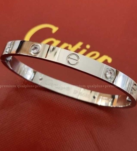 [국내배송] 까*띠에 러브팔찌 실버