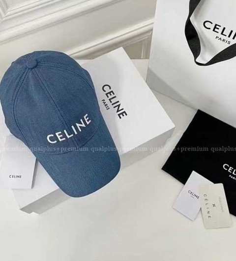 [국내배송] 셀*느 로고 자수 데님 볼캡