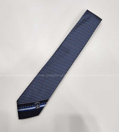 [국내배송] 구* 23ss 인터로킹 G 사선로고 실크 넥타이