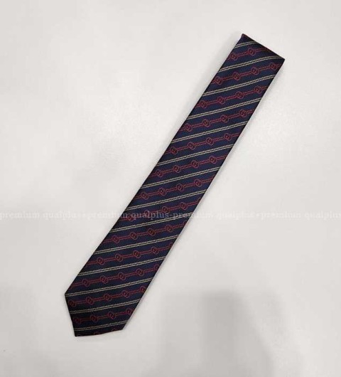 [국내배송] 구* 23ss 인터로킹 G 사선 실크 넥타이