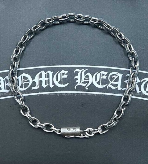 [국내배송] 크*하츠 페이퍼체인 팔찌  Silver 92.5