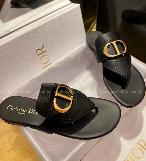 디올 30 몽테인 뮬 쪼리 슬리퍼 여성용