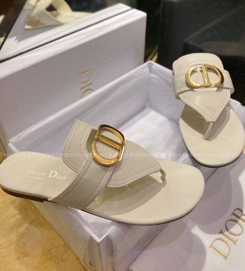 디올 30 몽테인 뮬 쪼리 슬리퍼 여성용