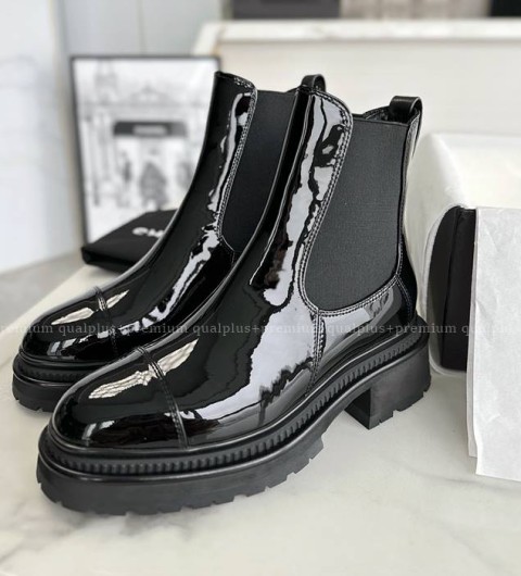 샤넬 앵클 첼시 부츠 여성용