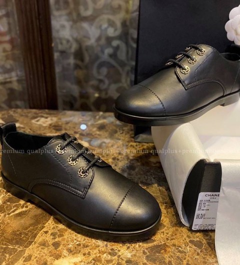 샤넬 CC 레이스업 슈즈 여성용