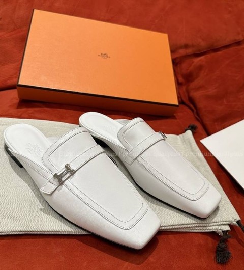 에르메스 그루피에 브로퍼 뮬 여성용