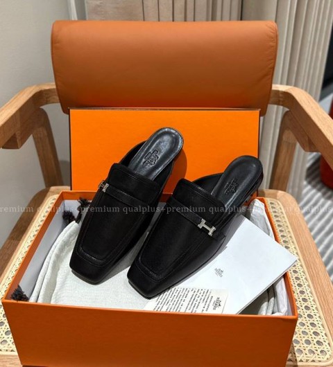 에르메스 그루피에 브로퍼 뮬 여성용