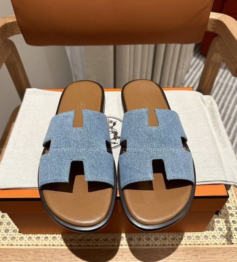 에르메스 이즈미르 샌들 슬리퍼 남성용