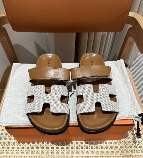 에르메스 시프레 샌들 슬리퍼 여성용