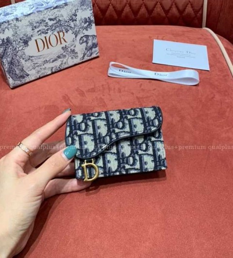 디올 새들 플랩 카드지갑