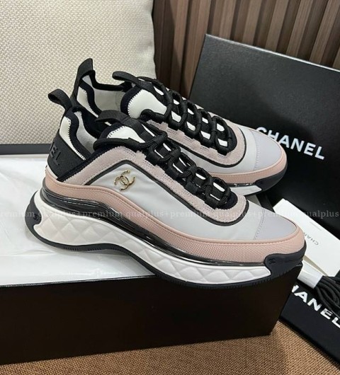 샤넬 믹스드파이버 스니커즈 여성용