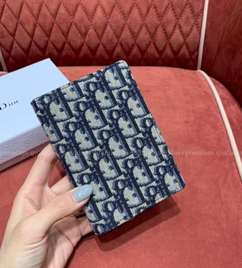 디올 오블리크 여권 커버 남녀공용