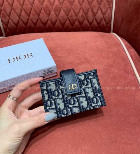 디올 오블리크 포켓 카드 지갑