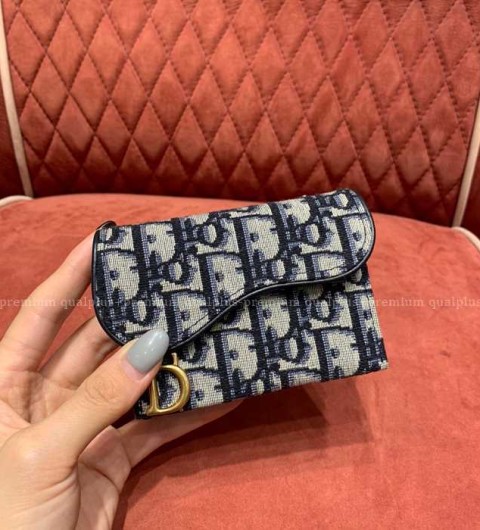 디올 새들 카드지갑