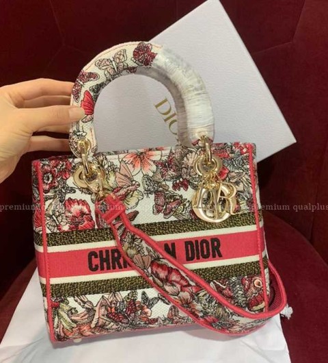 디올 LADY D-LITE 디라이트 레이디백 미듐