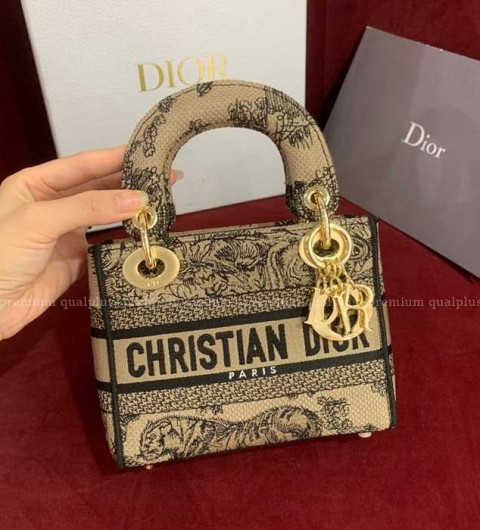 디올 LADY D-LITE 디라이트 레이디백 미니