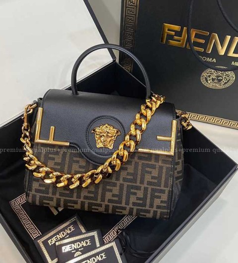 펜디X베르사체 콜라보 라 메두사 숄더백