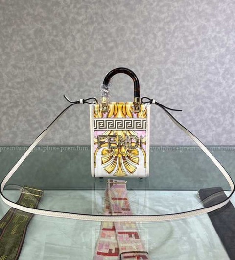 펜디X베르사체 콜라보 선샤인 쇼퍼백 미니