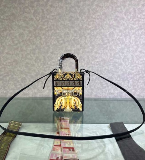 펜디X베르사체 콜라보 선샤인 쇼퍼백 미니