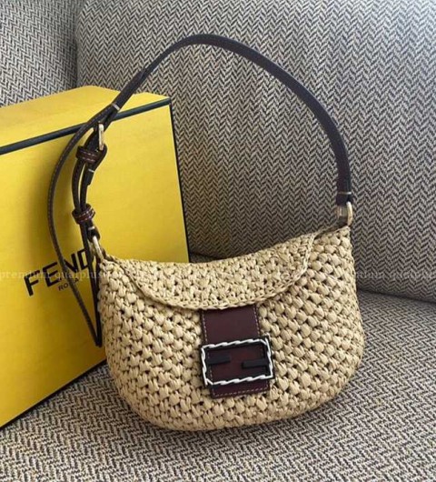 펜디 라피아 호보 숄더백