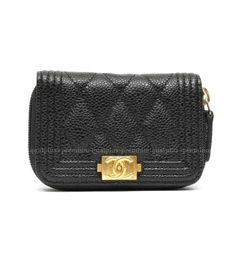 [국내배송] 샤* 보이 지퍼동전지갑 금장