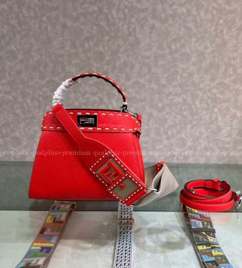 펜디 피카부 탑핸들백 미니