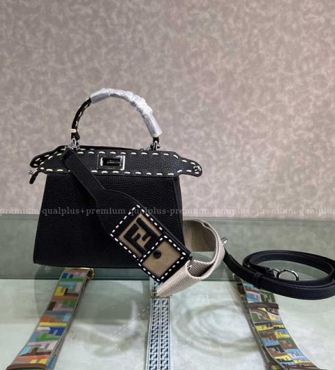 펜디 피카부 탑핸들백 미니