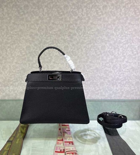 펜디 피카부 아이씨유 탑핸들백 미듐