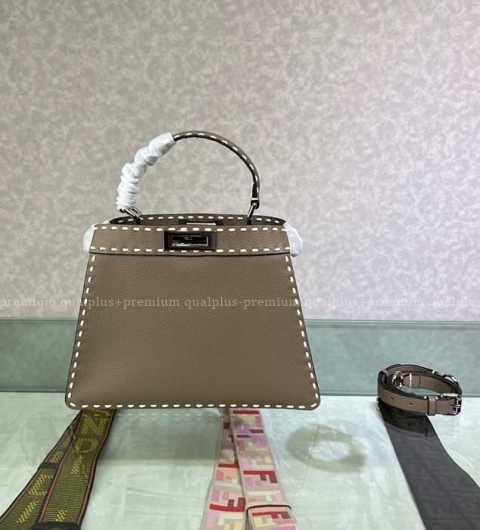 펜디 피카부 아이씨유 탑핸들백 미듐