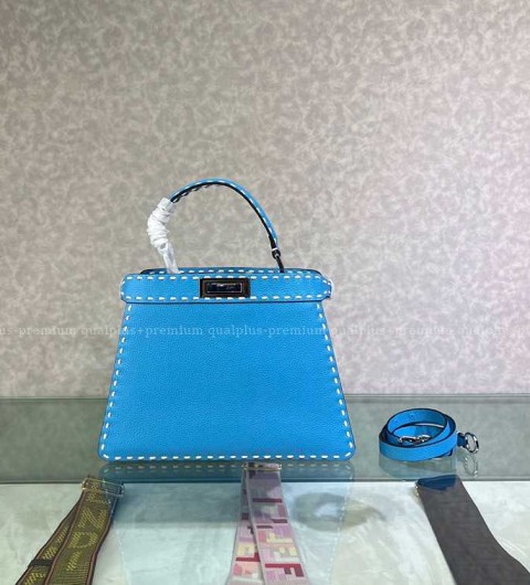 펜디 피카부 아이씨유 탑핸들백 미듐