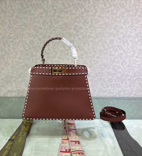 펜디 피카부 아이씨유 탑핸들백 미듐