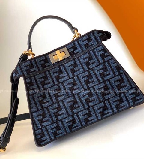 펜디 피카부 아이씨유 탑핸들백 스몰