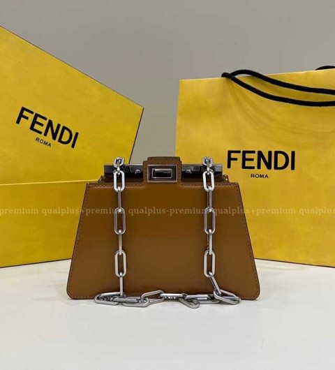 펜디 피카부 컷 숄더백 쁘띠