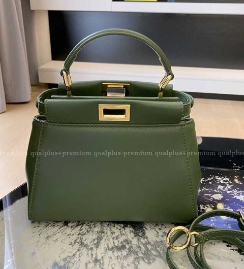 펜디 피카부 탑핸들백 미니