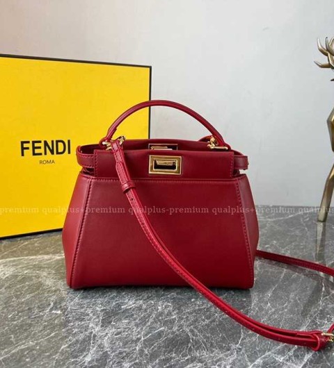 펜디 피카부 탑핸들백 미니