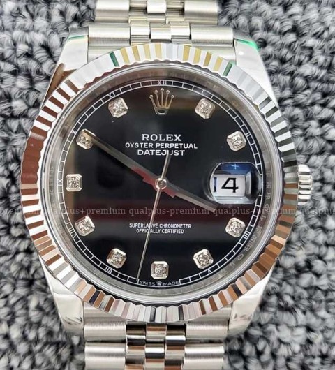 [국내배송] 롤렉스 데이저스트41 블랙10P 다이아인덱스 로렉스