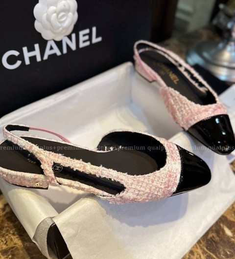 샤넬 체크 슬링백