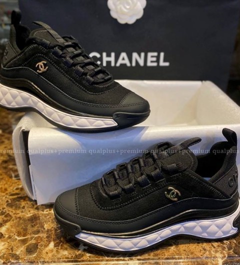 샤넬 믹스드파이버 스니커즈 여성용