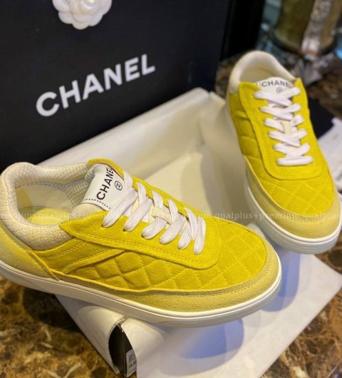 샤넬 퀄팅 스니커즈 여성용